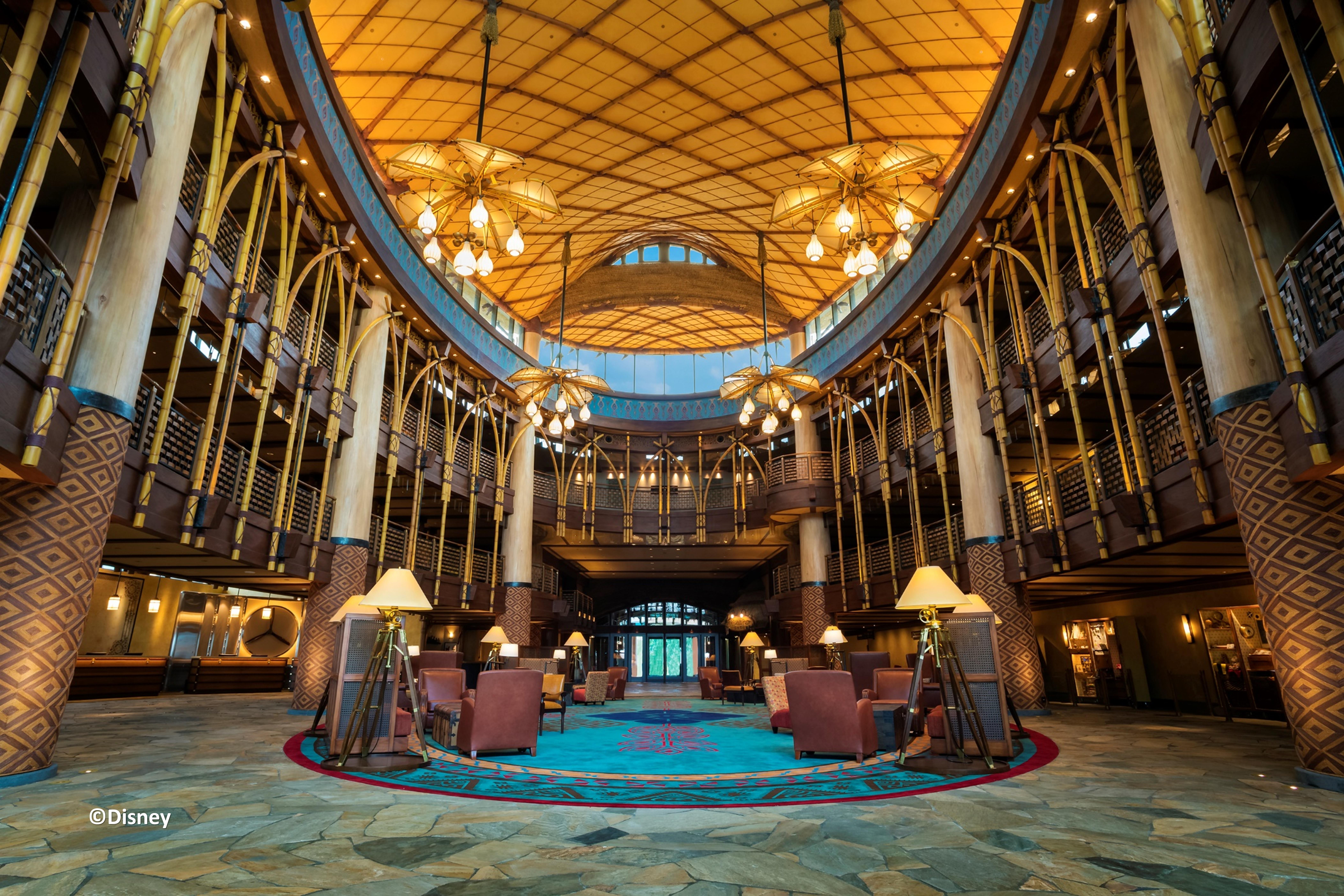 Disney Explorers Lodge Hong Kong Exterior photo The lobby of Disney's Polynesian Resort